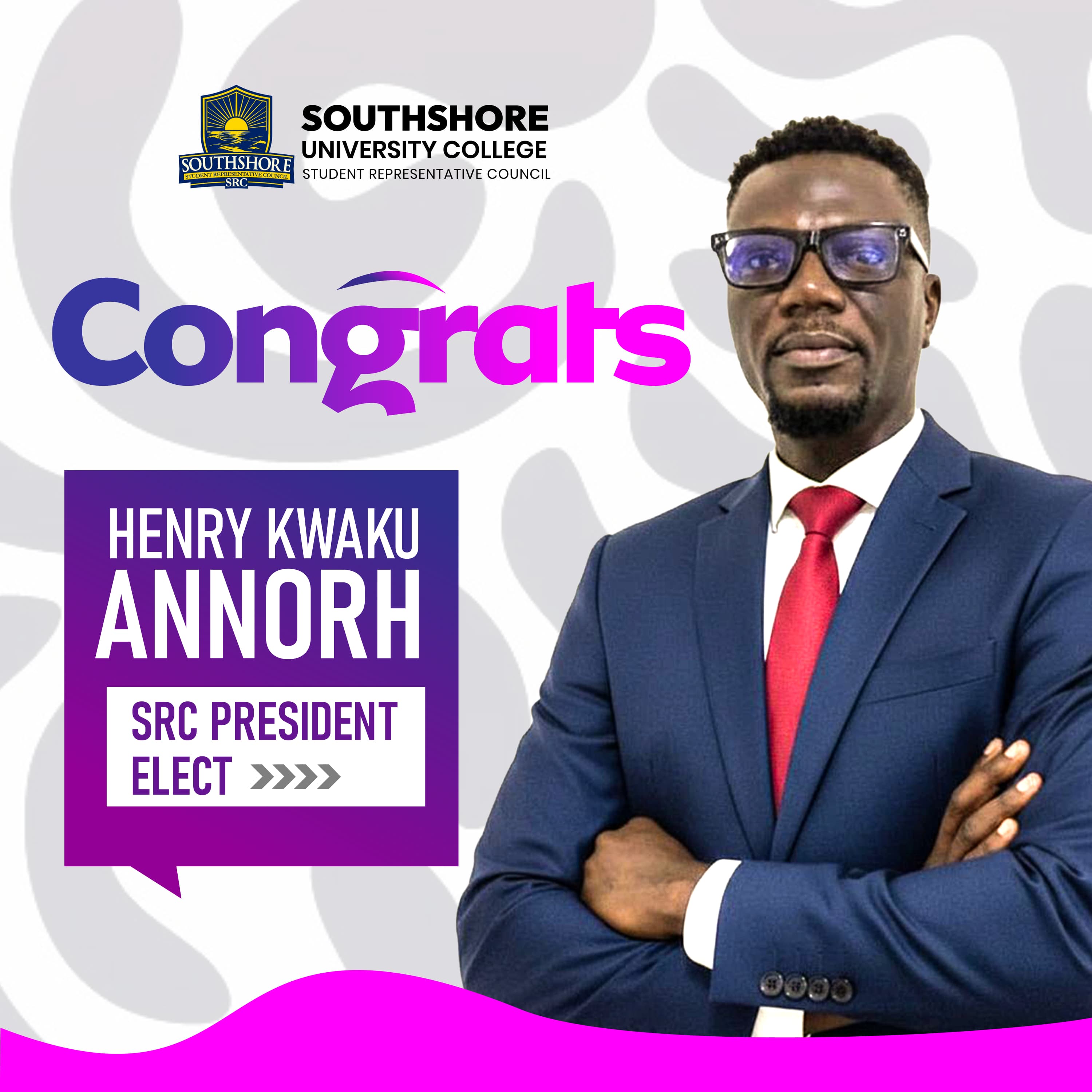 Congratulations To Our New Src President-elect Henry Kwaku Annorh